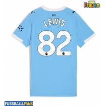 Manchester City Rico Lewis #82 Heimtrikot Frauen 2025-26 Kurzarm